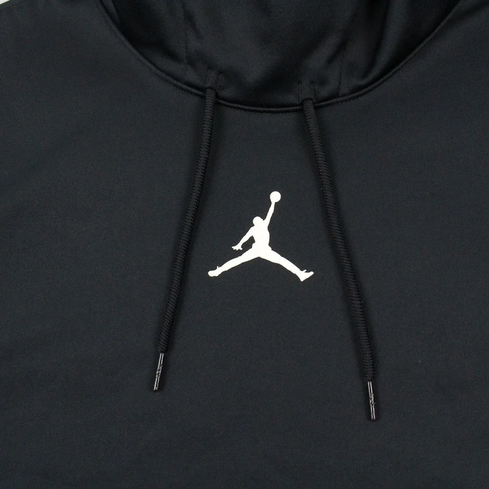 Jordan 23 Alpha Hoodie Mens M Black Pullover Polyester Long Sleeve